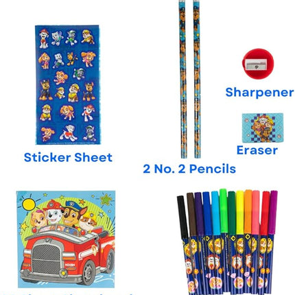 Innovative Designs Nickelodeon Paw Patrol Color and Roll Activity Set with Carrying Case, Stickers, & Art Supplies