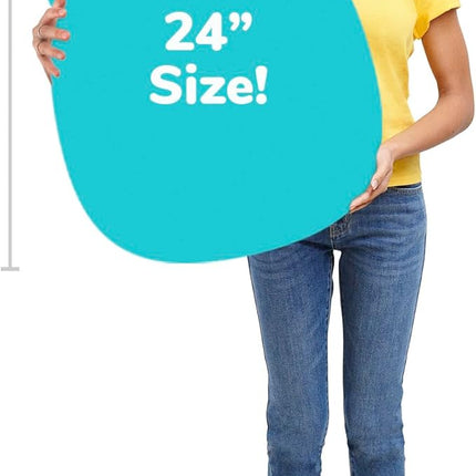 Squishmallows Original 24-Inch Charles Pickle with Mustache - Official Jazwares Plush (Jumbo)