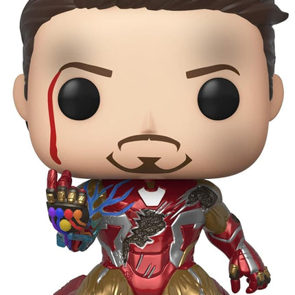 Funko Pop! Avengers Endgame: I Am Iron Man Glow-in-The-Dark Deluxe Vinyl Figure, Multicolored