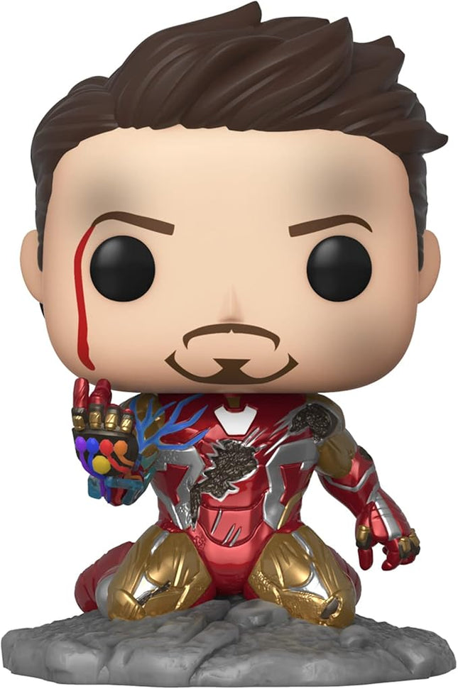 Funko Pop! Avengers Endgame: I Am Iron Man Glow-in-The-Dark Deluxe Vinyl Figure, Multicolored
