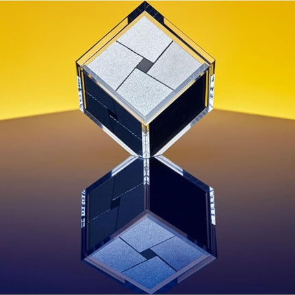 Craighill Jack Box Puzzle - Brain Teaser Puzzle for Adults, 3D Brain Game, Mind-Bending & Satisfying, Aesthetic Home & Office Decor - Aluminum & Acrylic