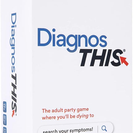 DiagnosThis – Hilarious Hypochondriac Party Game for Adults | 300 Diagnosis & 100 Symptom Cards for Medical Nerds, Hypochondriacs & Game Nights