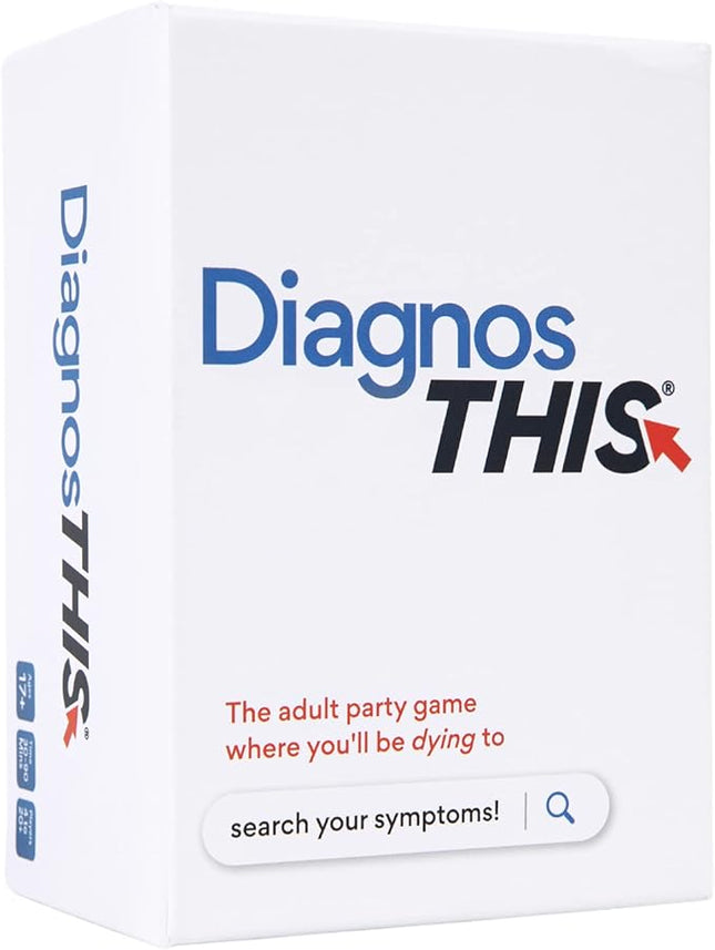 DiagnosThis – Hilarious Hypochondriac Party Game for Adults | 300 Diagnosis & 100 Symptom Cards for Medical Nerds, Hypochondriacs & Game Nights