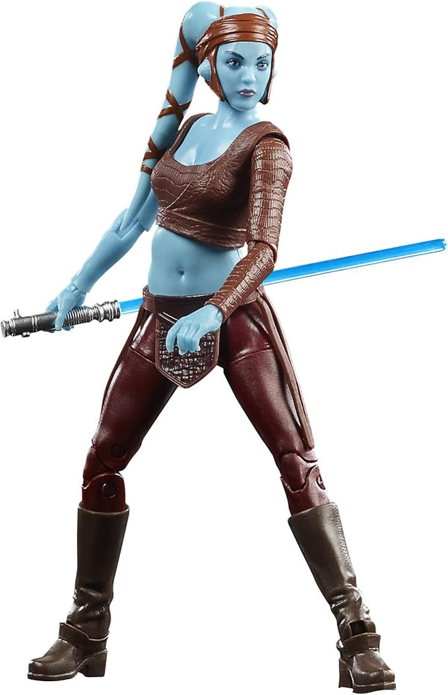 STAR WARS The Black Series Aayla Secura Toy 6-Inch-Scale Attack of The Clones Collectible Action Figure, Toys for Kids Ages 4 and Up