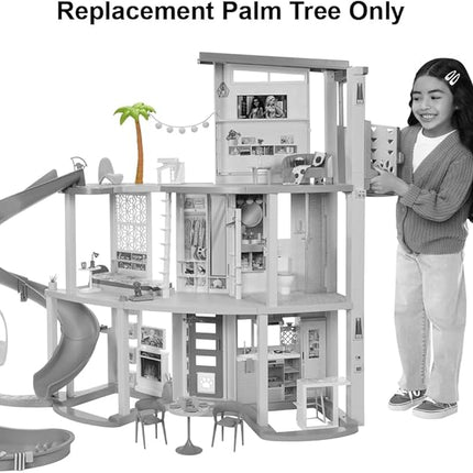 Replacement Part for Barbie Doll Dreamhouse Dollhouse Playset HMX10 - Replacement 2 Piece Palm Tree