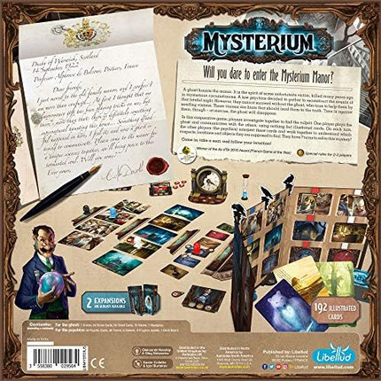 Asmodee Mysterium Board Game - Enigmatic Cooperative Mystery Game with Ghostly Intrigue, Family Fun for Kids & Adults, Ages 10+, 2-7 Players, 42 Minute Playtime