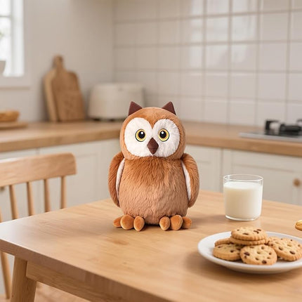 Brown Owl Stuffed Animal – Cute Brown owl Plush Toy for Kids & Adults – Birthday Surprise Present & Room Decor –A Cuddly Companion for Everyday hugs and Bedtime