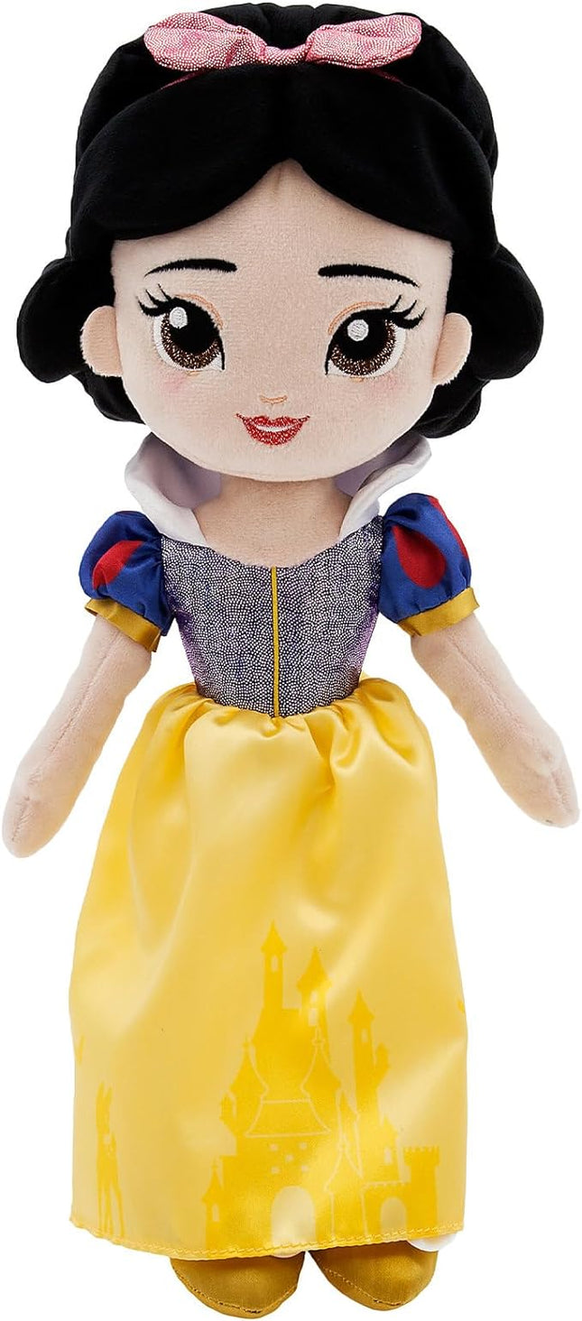 Disney Store Official Disney Princess Plush Doll (Snow White) Medium 14 Inches, Disney Princess Dolls with Embroidered Features, Disney Plush Toys, Princess Toys for Girls