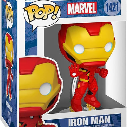 Funko Pop Marvel - Iron Man - Marvel Comics - Collectable Vinyl Figure - Gift Idea - Official Merchandise - Toys for Kids & Adults - Superheroes Fans - Model Figure for Collectors and Display