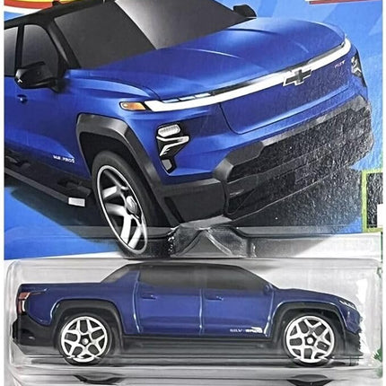 Hot Wheels 2024 #110 Chevrolet Silverado EV RST Blue