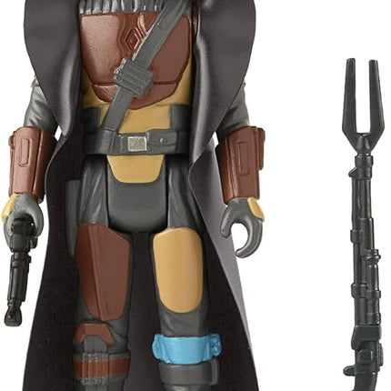 STAR WARS Retro Collection The Mandalorian Toy 3.75-Inch-Scale Collectible Action Figure with Accessories, Toys for Kids Ages 4 and Up