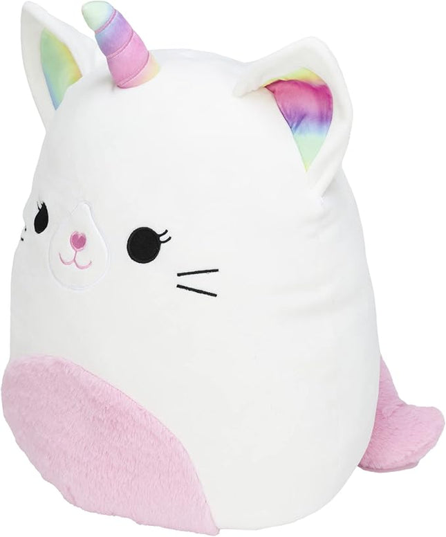 Squishmallow 16" Large Carlita The Caticorn - Officially Licensed Kellytoy Plush - Collectible Soft & Squishy Cat Unicorn Stuffed Animal Toy - Gift for Kids, Girls & Boys - 16 Inch
