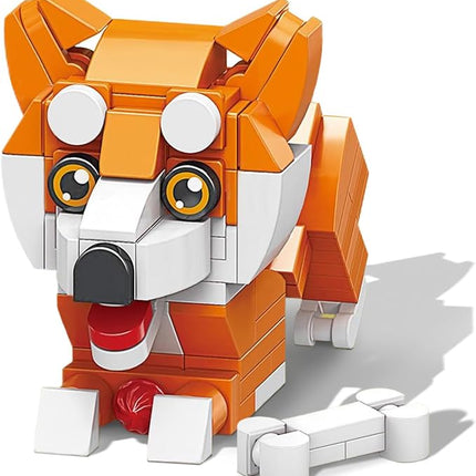 Shiba Inu Mini Dog Building Blocks Set, Micro Bricks Animals Building Toys, Party Favors Pet Toys Gifts for Kids