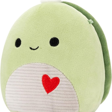 Squishmallows Original 5in Herb The Green Sea Turtle with Heart – Official Jazwares Plush (Little)
