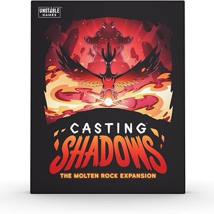 Unstable Games - Casting Shadows: Molten Rock Expansion - Designed to be Added to Your Casting Shadows Base Game - Great for Family Game Night