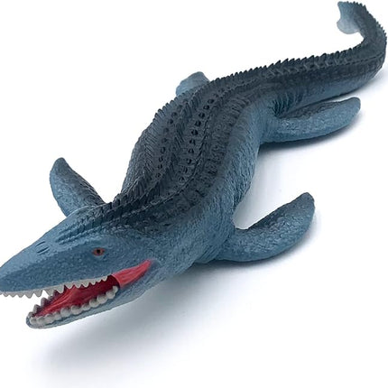 Gemini&Genius Mosasaurus Toy for Kids, Marine Reptile Animal Soft Plastic Sea Shark Toy Action Figure, Gift Great for Educational, Cake Topper, Swim, Bath Toys, Stocking Stuffers for Kids