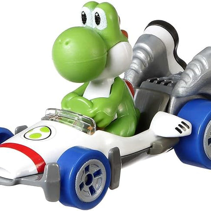 Hot Wheels Mario Kart Collection of 1:64 Scale Die-Cast Replica Vehicles, Toy Collectibles