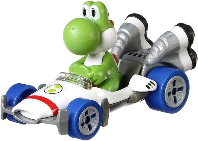 Hot Wheels Mario Kart Collection of 1:64 Scale Die-Cast Replica Vehicles, Toy Collectibles