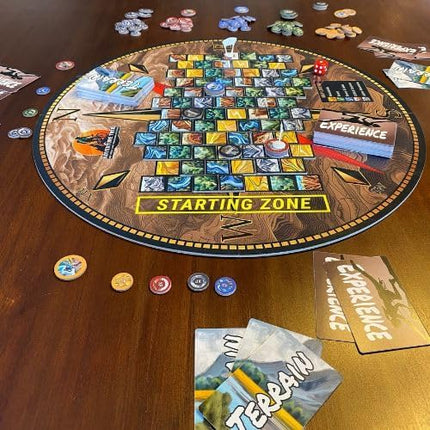 Board Game - New Strategy Board Game for 2-5 Players. Bike, Paddle, Trek, Climb Your Way to The Finish. Fun for The Whole Family.