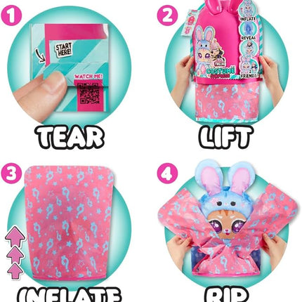 LOL Surprise Tweens Costume Fashion Doll Aya Cherry with Inflatable Blue Bunny Pet Costume & Multiple Surprises Including Fabulous Fashions & Accessories Great Gift for Kids Ages 4+