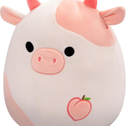 Squishmallows Original 14-Inch Lilaz Peach Cow - Official Jazwares Plush (Large)
