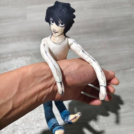 Light Yagami Plush Pillow Light Yagami Figure Soft Stuffed Funny Abstract Plush Throw Pillow Twistable L Smile Plush Cushion Sofa Decoration