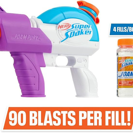 NERF Super Soaker Foam Fury Blaster – The Ultimate Foam Blaster for Outdoor Summer Fun
