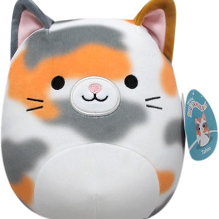Squishmallows 8-Inch Tahoe Tortoiseshell Cat - Little Ultrasoft Official Kelly Toy Plush