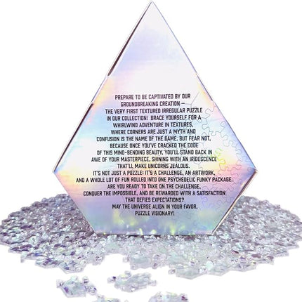 The Clearly Impossible Puzzle - 100, 200, 500, 1000 Pieces Hardest Puzzle for Adults - Crystal Edition