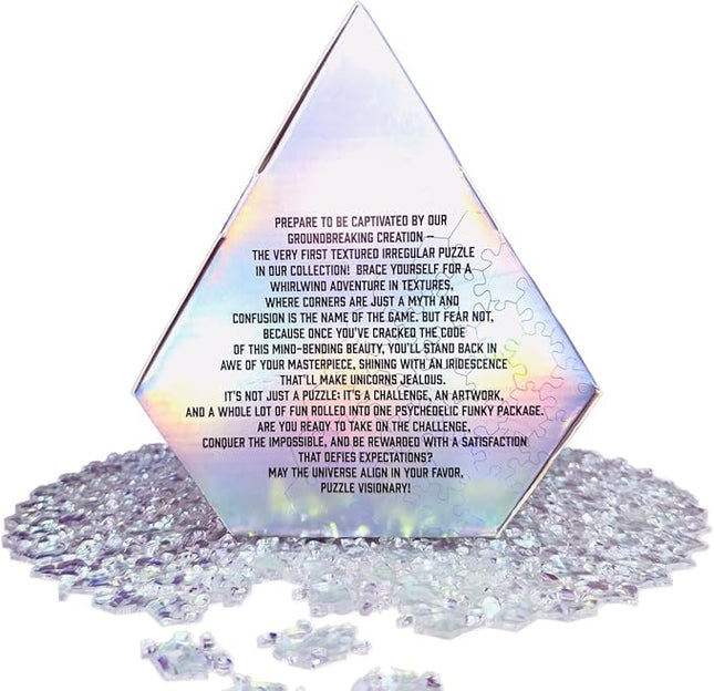 The Clearly Impossible Puzzle - 100, 200, 500, 1000 Pieces Hardest Puzzle for Adults - Crystal Edition