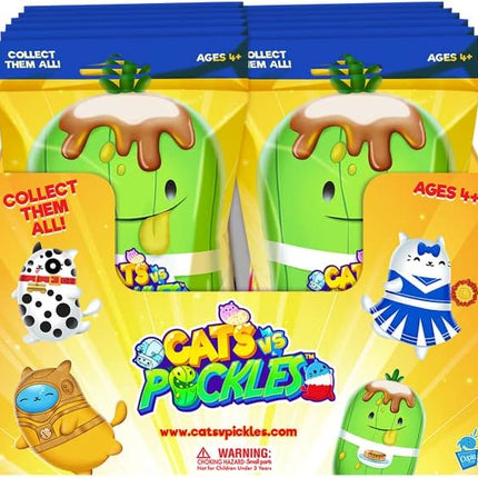 Cats vs Pickles - Mystery Bags - 4" - 12pk Limited Exclusive Release Set - Gold Wave - Bean Filled Plushies!