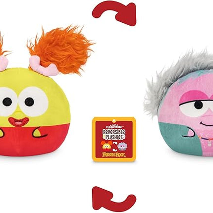 Teeturtle Jim Henson's Fraggle Rock Red and Mokey 4" Reversible Plushie - Soft Cute Kawaii Stuffed Animal