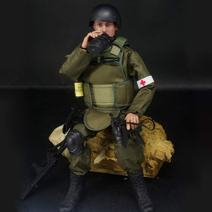 12 Inch Action Figures Military Set, 1/6 Scale Action Figures Set with Weapons and Accessories
