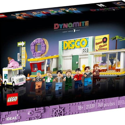 Lego Ideas BTS Dynamite Birthday Present 21339 Dynamite Adult Lego Goods Toy Block Present Music Music Boys Girls Adults