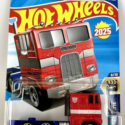 Hot Wheels Optimus Prime [Red & Blue], HW Screen Time 6/10, 104/250