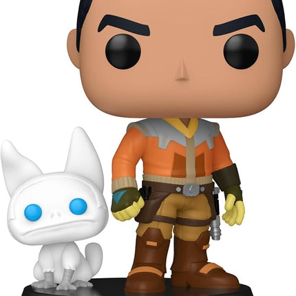 Funko Pop! & Buddy: Rebels - Ezra Bridger with Loth-Cat - Star Wars: Rebels - Amazon Exclusive - Collectable Vinyl Figure - Gift Idea - Official Merchandise - Toys for Kids & Adults - Sci-Fi Fans