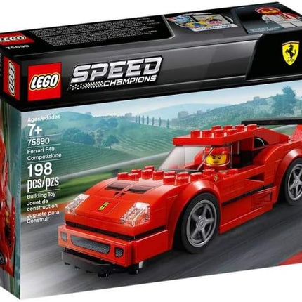 LEGO Speed Champions Ferrari F40 Competizione 75890 Building Kit (198 Pieces)