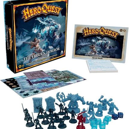 Avalon Hill HeroQuest The Frozen Horror Quest Pack, Dungeon Crawler Game for Ages 14+, Requires HeroQuest Game System to Play