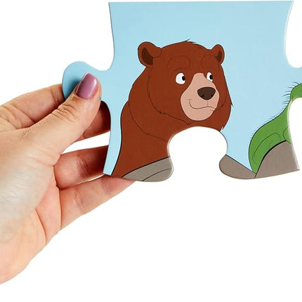 BLUE PANDA Educational Learning Floor Puzzle - 48 Piece, 2 x 3 ft, Multicolor, Noah's Ark - Preschool Learning & Toddler Development