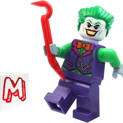 LEGO Super Heroes DC Batman Minifigure - Joker (in Orange Bow tie) with Crowbar 76119