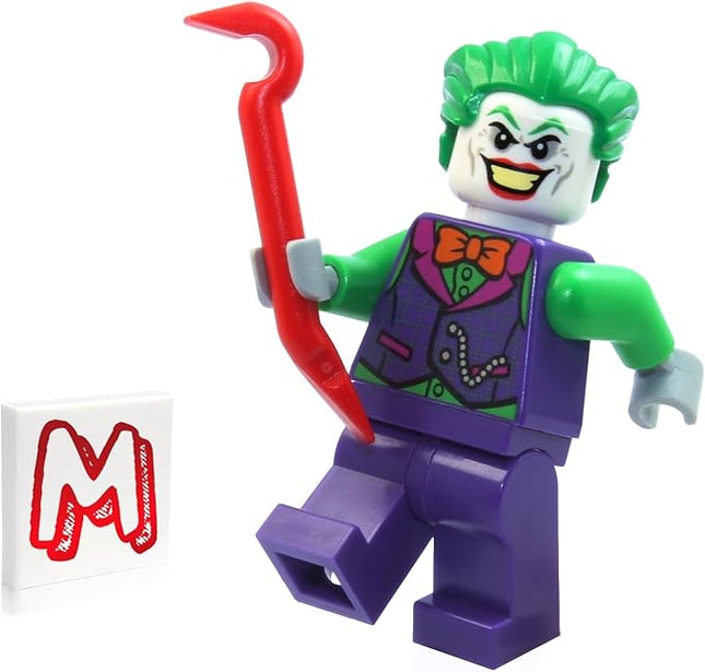 LEGO Super Heroes DC Batman Minifigure - Joker (in Orange Bow tie) with Crowbar 76119
