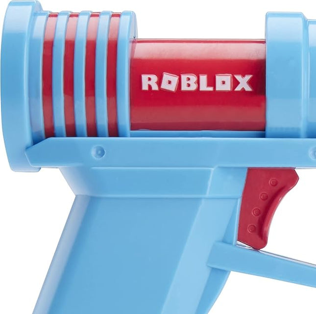 Nerf Roblox Mad City: Plasma Ray Dart Blaster, Pull-Down Priming Handle, 2 Elite Darts, Code to Unlock in-Game Virtual Item