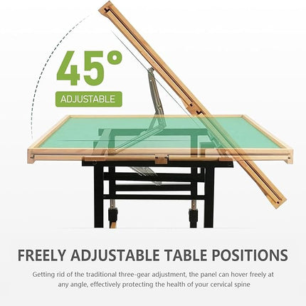 1500 Pieces Puzzle Table with Wheels, with Drawers and Cover, 34.25" x 25.2" Adjustable Height & 45° Tilting, Puzzle Board for Adults