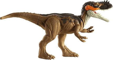 Jurassic World Toys Wild Pack Alioramus Carnivore Dinosaur Action Figure Toy with Movable Joints, Realistic Sculpting & Attack Feature, Kids Gift Ages 3 Years & Older