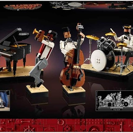 LEGO® Ideas Jazz Quartet 21334 Building Kit; Build-and-Display Model for Adults with a Passion for Music