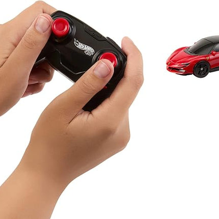Hot Wheels RC 1:64 Scale Ferrari Sf90 Stradale Assetto Fiorano Vehicle