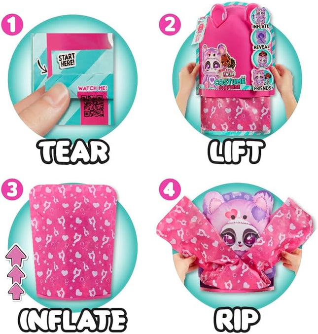LOL Surprise Tweens Costume Fashion Doll with Inflatable Purple Panda Pet Costume and Multiple Surprises Including Fabulous Fashions & Accessories Great Gift for Kids Ages 4+