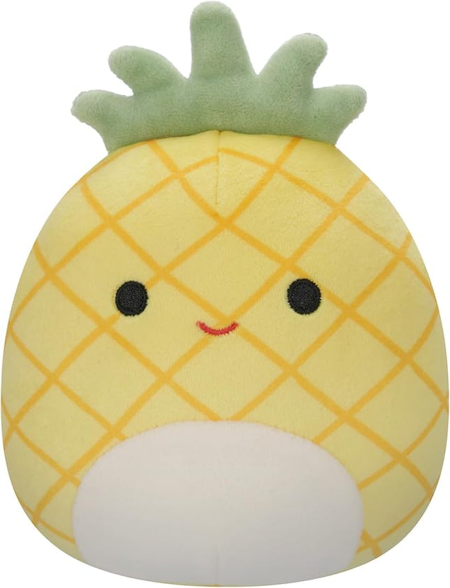 Squishmallows Original 5-Inch Maui Yellow Pineapple with White Belly - Official Jazwares Plush