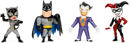 Jada Toys DC Batman (1 Piece) - 1 of 4 Collectible Metal Figures (Batman, Joker, Catwoman, Harley Quinn) for Fans and Collectors from 8 Years, Wave 2, Random Selection, 6.5 cm