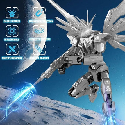 T13 Action Figure 2Pack Sets – Already Assembled 3D Printed Collectible Toy with Dummy 13, Titan 13 Robot T-13 Model Dummy Toys Kit for 6 7 8 9 10 11 12 Years Old Kids Gift & Adults